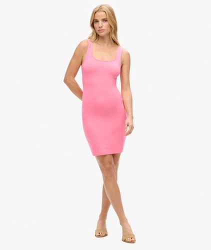 Damen Jersey-minikleid mit Eckigem Ausschnitt - Größe: 38 - Superdry - Modalova