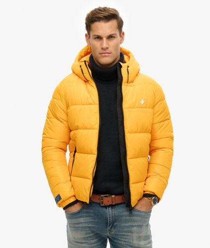 Herren Sports Steppjacke mit Kapuze - Größe: L - Superdry - Modalova