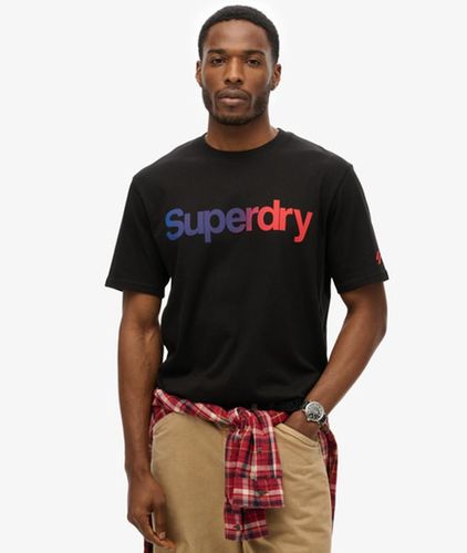 Herren Locker Geschnittenes Core T-shirt mit Logo - Größe: M - Superdry - Modalova