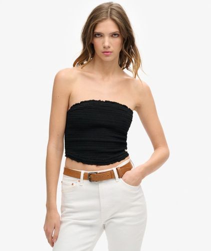 Damen Gesmoktes Bandeau-oberteil - Größe: 44 - Superdry - Modalova