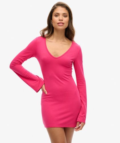Damen Bodycon-minikleid mit Ausgestellten Ärmeln - Größe: 44 - Superdry - Modalova