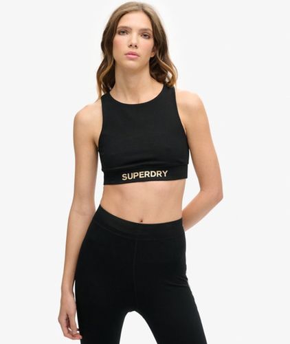 Damen Sportswear Bustiertop mit Logo - Größe: 42 - Superdry - Modalova