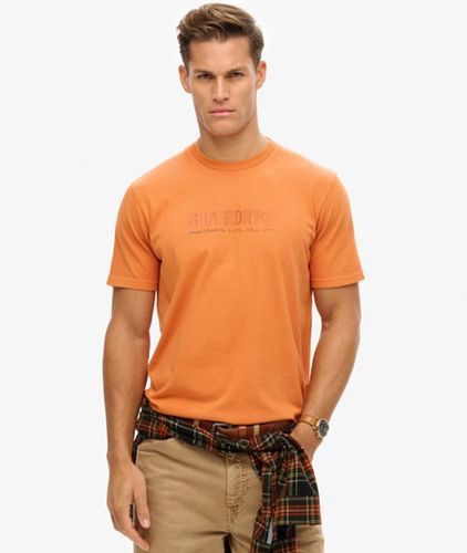 Men's Utility Sport Graphic T-shirt Orange / Rusted Orange - Size: Xxxl - Superdry - Modalova