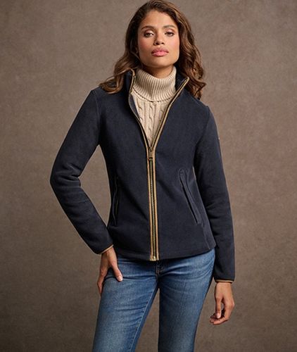 Damen Estate Fleecejacke mit Durchgehendem Reißverschluss - Größe: 42 - Superdry - Modalova