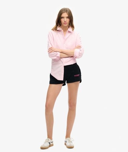 Damen Sportswear Racer Shorts mit Logo - Größe: 42 - Superdry - Modalova