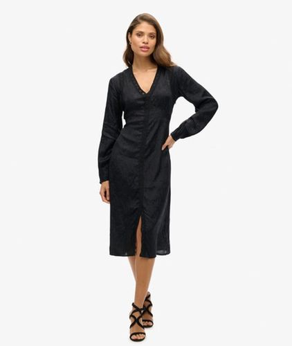 Damen Midikleid mit Spitzenbesatz - Größe: 38 - Superdry - Modalova