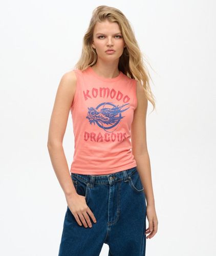 Damen und Klassisches Dragon Trägerhemd Mit Grafikdruck, Größe: 38 - Größe: 38 - Superdry - Modalova