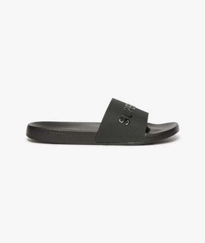 Herren Vegane Badesandalen mit Logo - Größe: 12-13 - Superdry - Modalova