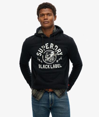 Herren Black Label Hoodie - Größe: M - Superdry - Modalova