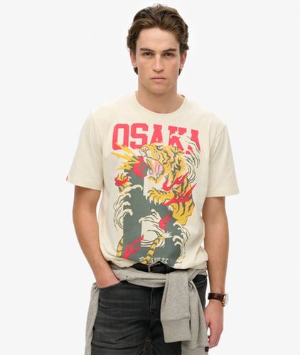 Herren Locker Geschnittenes Osaka T-shirt - Größe: L - Superdry - Modalova