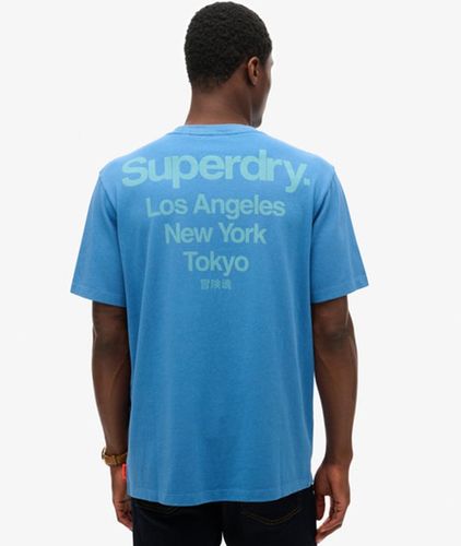 Herren Core City T-shirt mit Logo - Größe: L - Superdry - Modalova