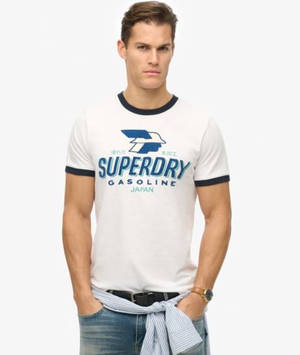 Men's Modern Industry Relaxed T-shirt White / Optic - Size: Xxxl - Superdry - Modalova