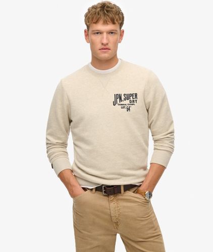 Men's Workwear Sweatshirt mit Applikation - Größe: Xxxl - Superdry - Modalova