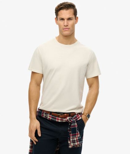 Men's Essentials Relaxed T-shirt Cream / Silver Birch - Size: Xxxl - Superdry - Modalova