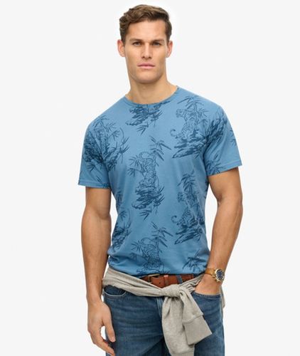 Men's Klassisches Essential T-shirt mit Print - Größe: S - Superdry - Modalova