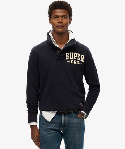 Herren Vintage Athletic Henley-sweatshirt - Größe: XL - Superdry - Modalova