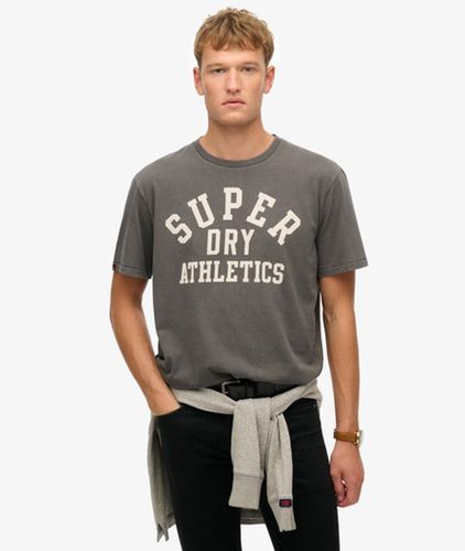 Men's Vintage Athletic Essential Graphic T-shirt / Charcoal - Size: Xxxl - Superdry - Modalova