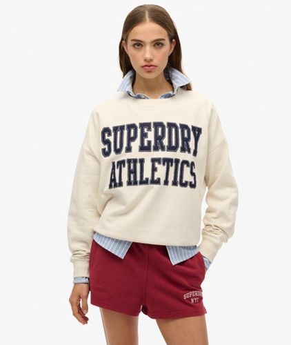 Damen Lässiges Athletic Essentials Sweatshirt mit Applikation - Größe: 40 - Superdry - Modalova