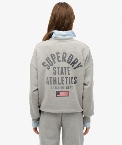 Damen Athletic Essentials Lässiges Sweatshirt mit Print - Größe: 42 - Superdry - Modalova