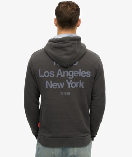 Herren Core City Hoodie mit Logo - Größe: Xxl - Superdry - Modalova