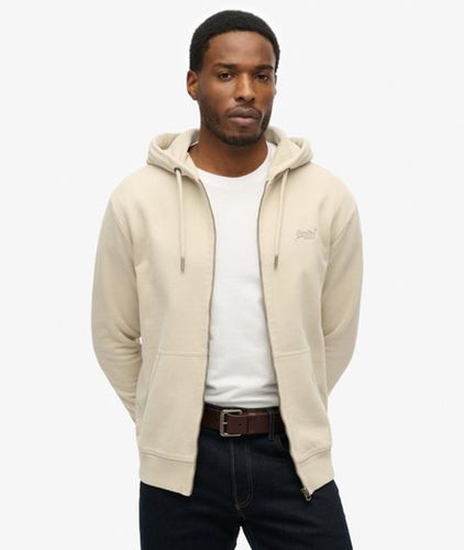 Men's Essential Logo Zip-hoodie mit Angerauter Innenseite - Größe: Xxl - Superdry - Modalova