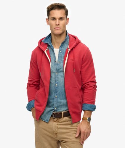 Herren Essential Kapuzenjacke mit Logo - Größe: L - Superdry - Modalova