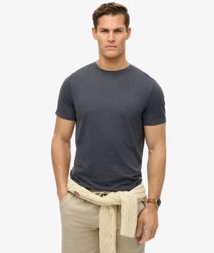Men's Classic Essential T-shirt / Washed Eclipse - Size: XL - Superdry - Modalova