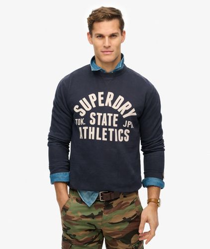 Men's Athletic Essentials Sweatshirt mit Rundhalsausschnitt - Größe: Xxxl - Superdry - Modalova
