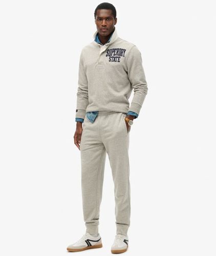 Herren Leicht Aufgeraute Essential Logo Jogginghose - Größe: M - Superdry - Modalova