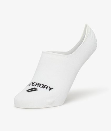 Women's Coolmax® No Show Sock White / White Multipack - Size: S/M - Superdry - Modalova