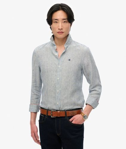 Men's Besticktes Vacation Leinenhemd - Größe: M - Superdry - Modalova