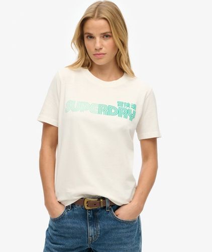 Women's Faded Core T-shirt White / Winter White - Size: 8 - Superdry - Modalova