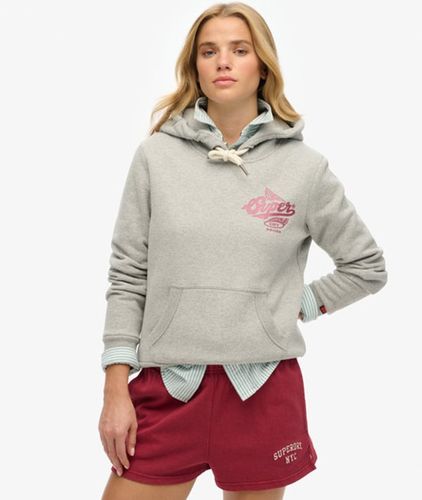 Women's Athletic Metallic Hoodie - Größe: 40 - Superdry - Modalova