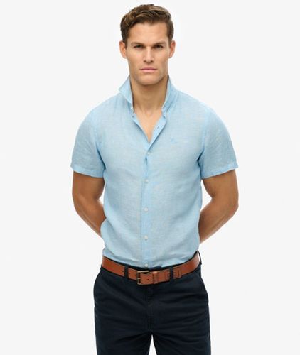 Herren Besticktes SD Vacation Leinenhemd - Größe: L - Superdry - Modalova