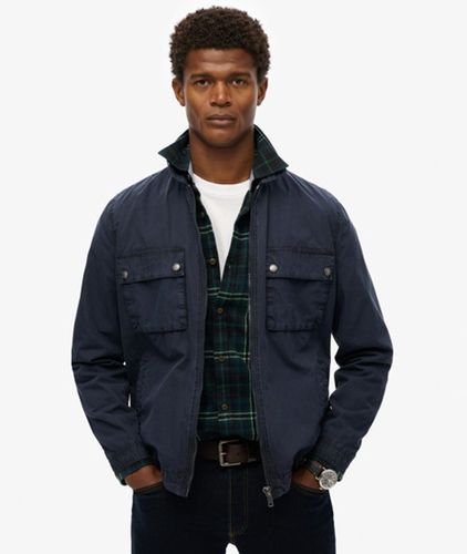 Men's Essentials Zip Through Jacket / Eclipse - Size: S - Superdry - Modalova
