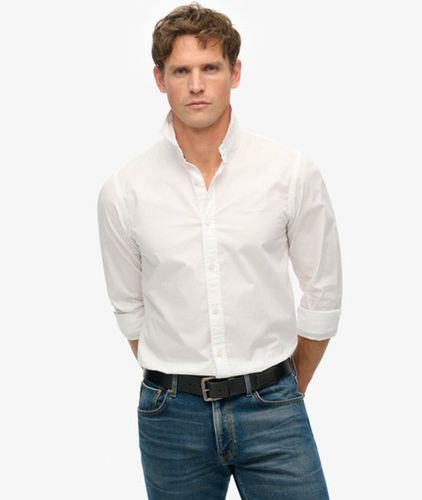 Men's Essentials Tailored Lite Shirt White / Optic - Size: Xxxl - Superdry - Modalova