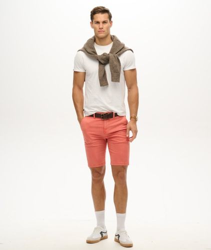 Men's Vintage International Chino Shorts / Washed Coral - Size: 28 - Superdry - Modalova