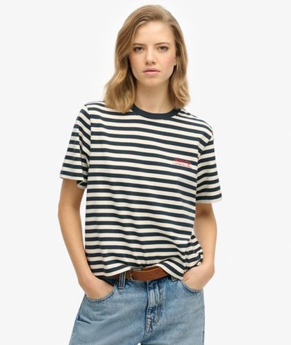 Damen Country Club T-shirt mit Streifen - Größe: 44 - Superdry - Modalova