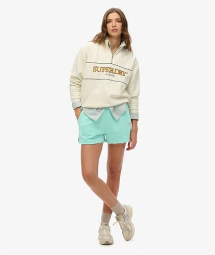Damen Essential Logo Shorts mit Stückfärbung - Größe: 42 - Superdry - Modalova