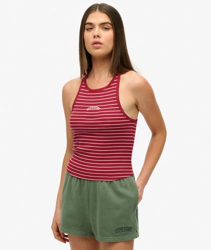 Women's Gestreiftes Essential Logo Racer-tanktop - Größe: 36 - Superdry - Modalova