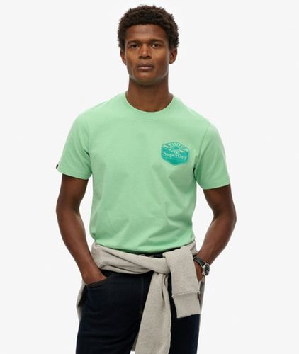 Men's Sun T-shirt Green / Soft Green - Size: L - Superdry - Modalova