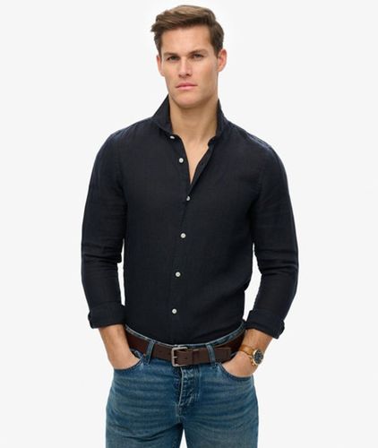 Herren Besticktes Vacation Leinenhemd - Größe: Xxl - Superdry - Modalova