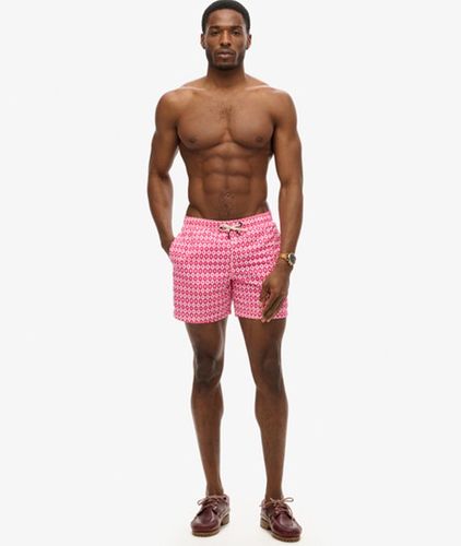 Herren 15-Zoll Badeshorts aus Recyceltem Material mit Print - Größe: Xxl - Superdry - Modalova