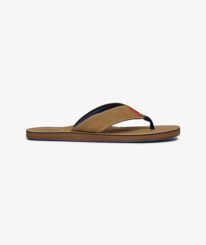 Men's Premium Flip Flops Brown / Denim Co Tobacco Brown - Size: 6-7 - Superdry - Modalova
