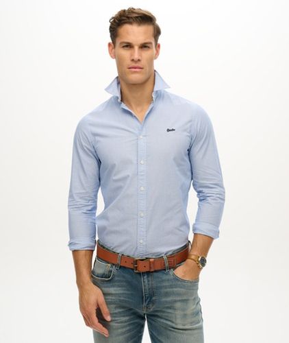Men's Figurbetontes Essentials Lite Hemd - Größe: L - Superdry - Modalova