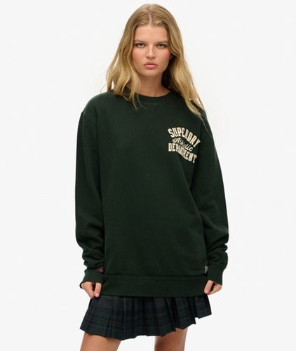 Damen Übergroßes Vintage Athletic Sweatshirt mit Rundhalsausschnitt - Größe: L - Superdry - Modalova
