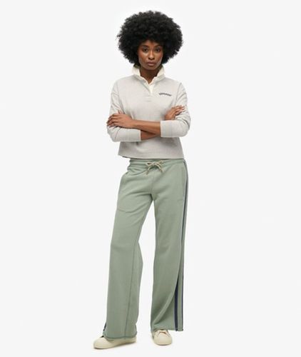 Women's Athletic Essentials Jogginghose mit Geradem Bein und Logo - Größe: 44 - Superdry - Modalova