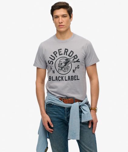 Herren Black Label T-shirt - Größe: S - Superdry - Modalova