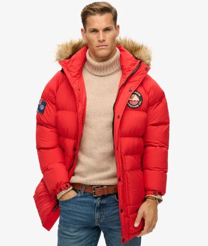 Herren Langer Everest Baffled Parka - Größe: S - Superdry - Modalova