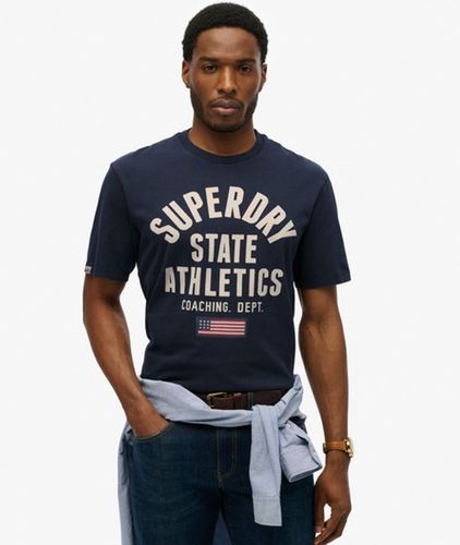Men's Vintage Athletic Essential Graphic T-shirt / Bradley - Size: Xxl - Superdry - Modalova